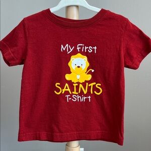 My First Saints T-Shirt - Red Flagler College 12 Months